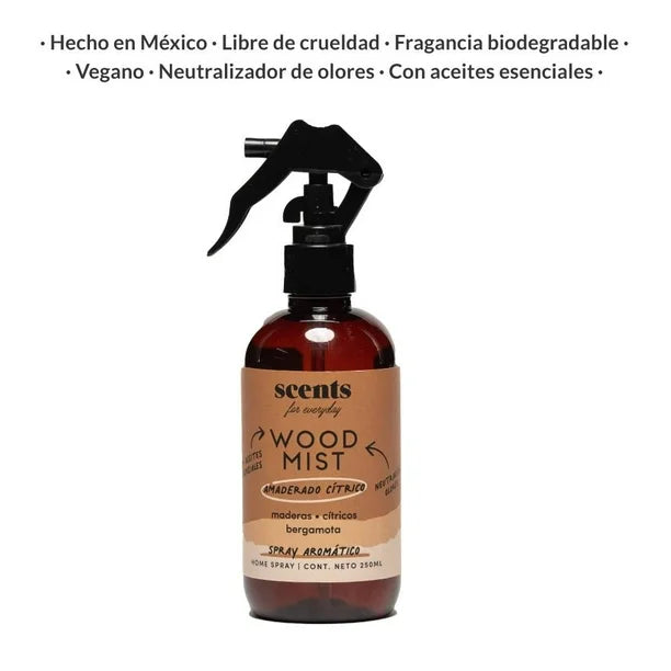 Home Spray Juve Wood Mist Scents for everyday 250 ml