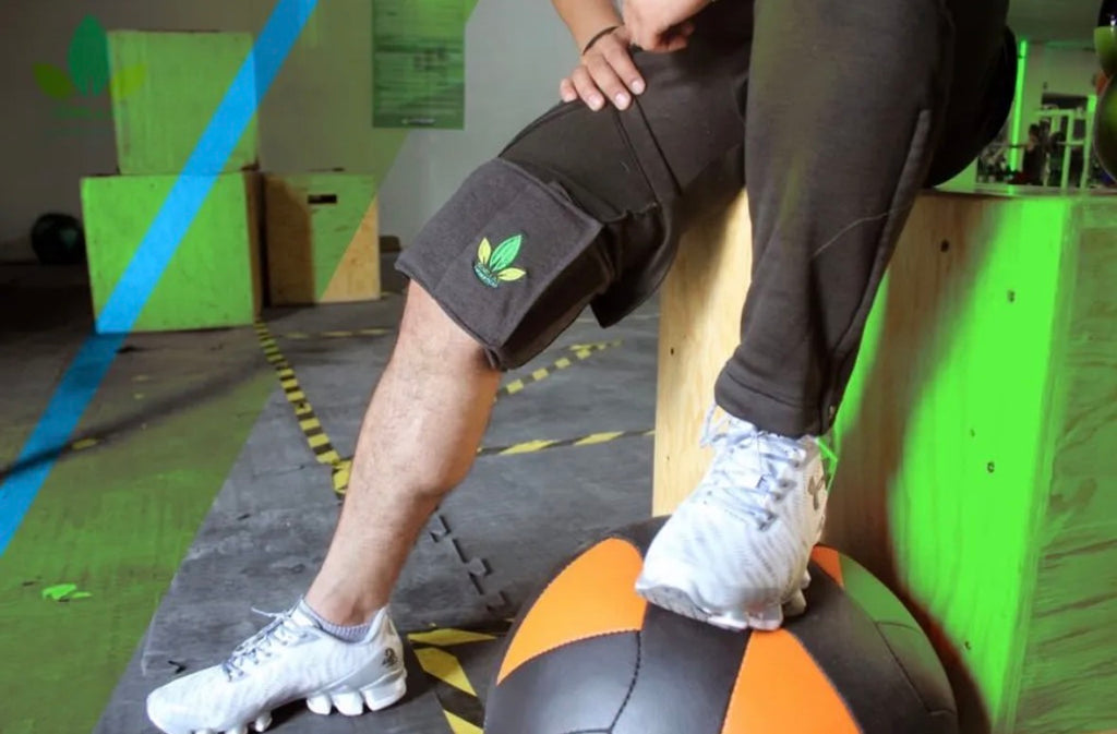 compresa térmica flexible para rodilla o brazo con semillas naturales