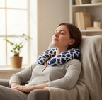 compresa térmica de cuello con semillas naturales para zona cervical