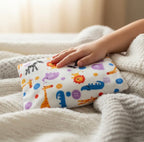 compresa térmica infantil chica con funda lavable y semillas naturales