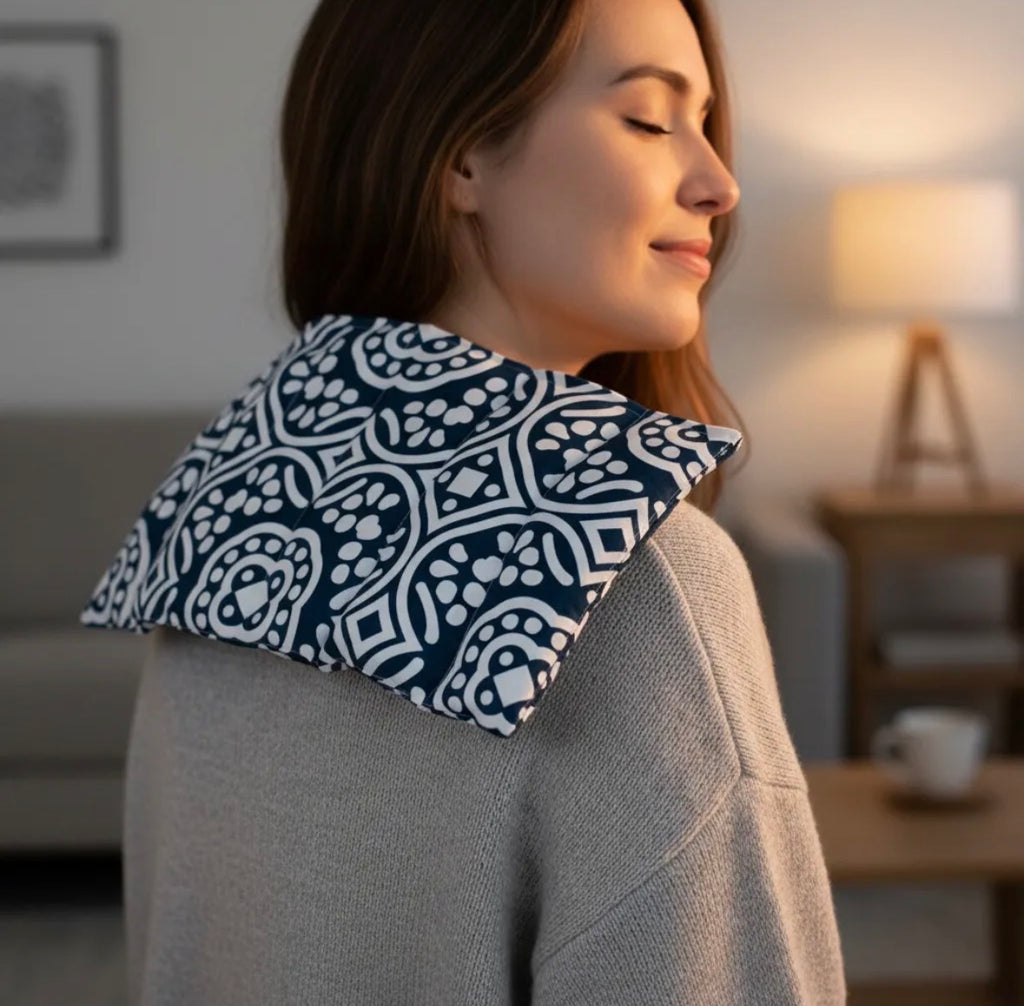 compresa térmica lumbar con semillas naturales para espalda baja