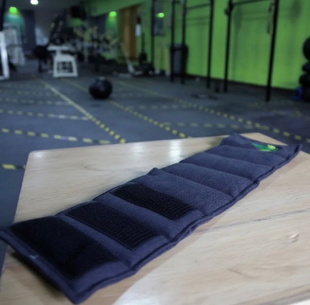 compresa térmica flexible para rodilla o brazo con semillas naturales