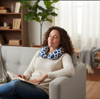 compresa térmica de cuello con semillas naturales para zona cervical