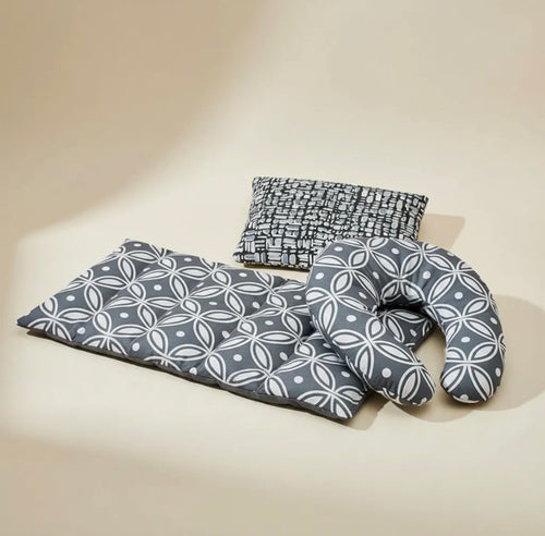 set de compresas térmicas con semillas naturales para calor o frío