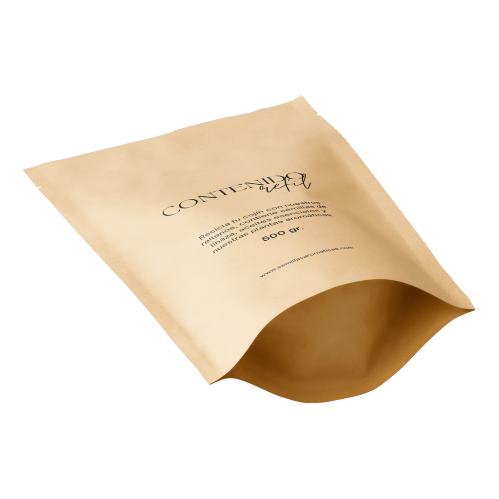 kit de relleno para compresas térmicas con semillas y costura