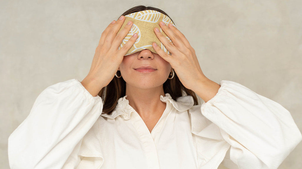 antifaz relajante de terapia de frío para ojos