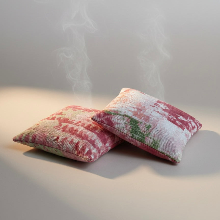 Compresas térmicas pequeñas para manos con diseño artesanal, ideales para aliviar artritis y mantener las manos tibias con calor natural.