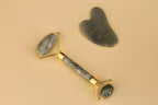 kit facial de gua sha y rodillo de jade para masaje facial