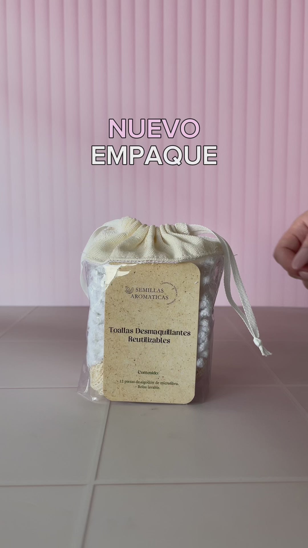 toallitas desmaquillantes reutilizables de tela
